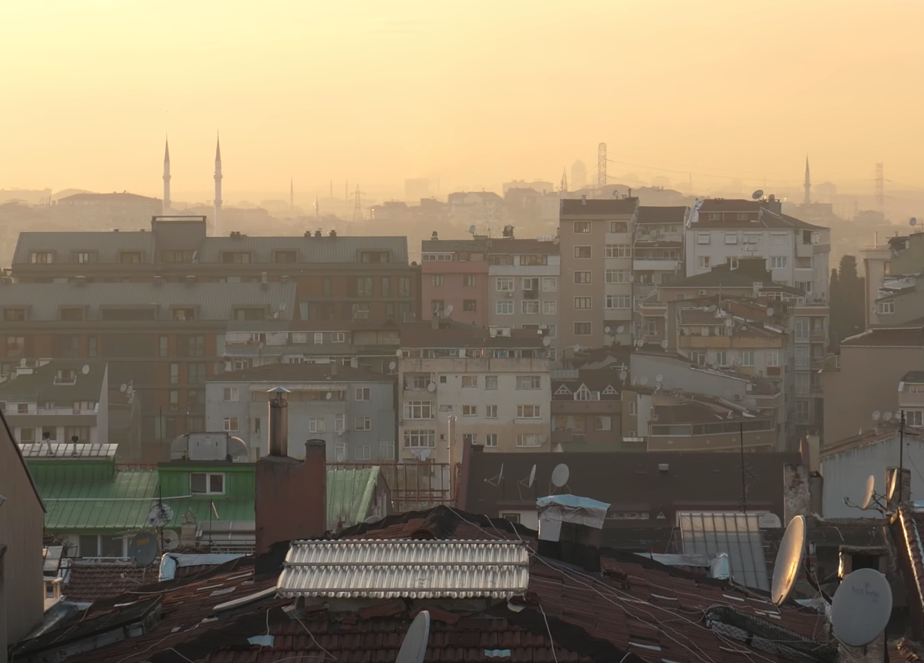 Закат в Стамбуле