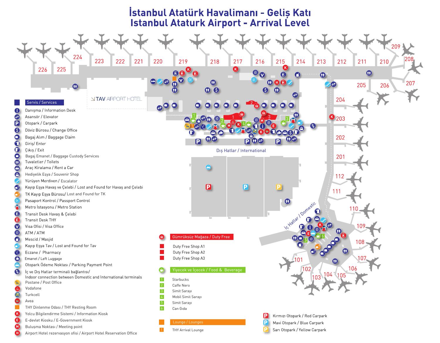 Схема нового аэропорта Стамбула